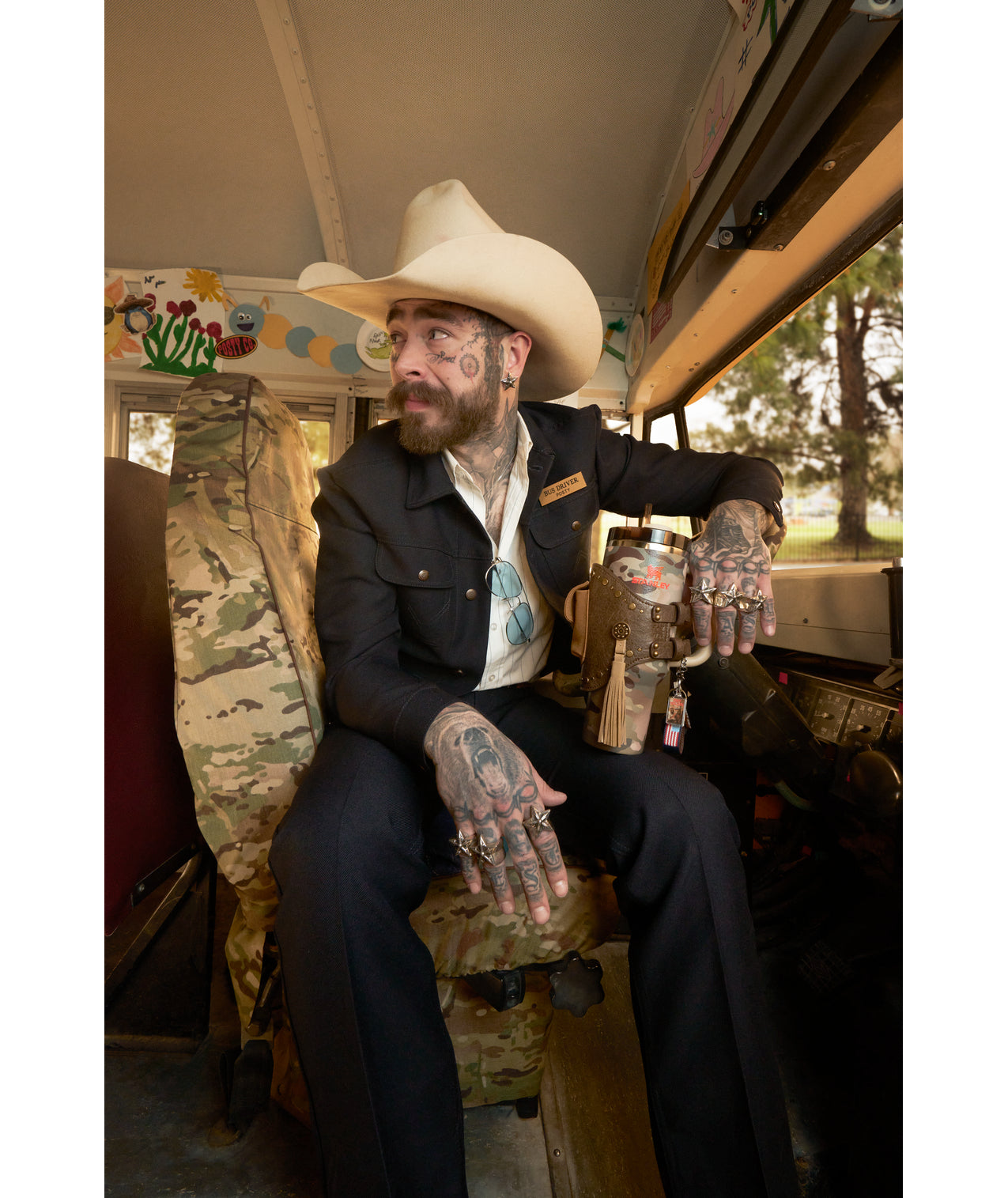 The Post Malone x Stanley Quencher® H2.0 FlowState™ Tumbler with Quencher® Pouch Belt | 40 OZ