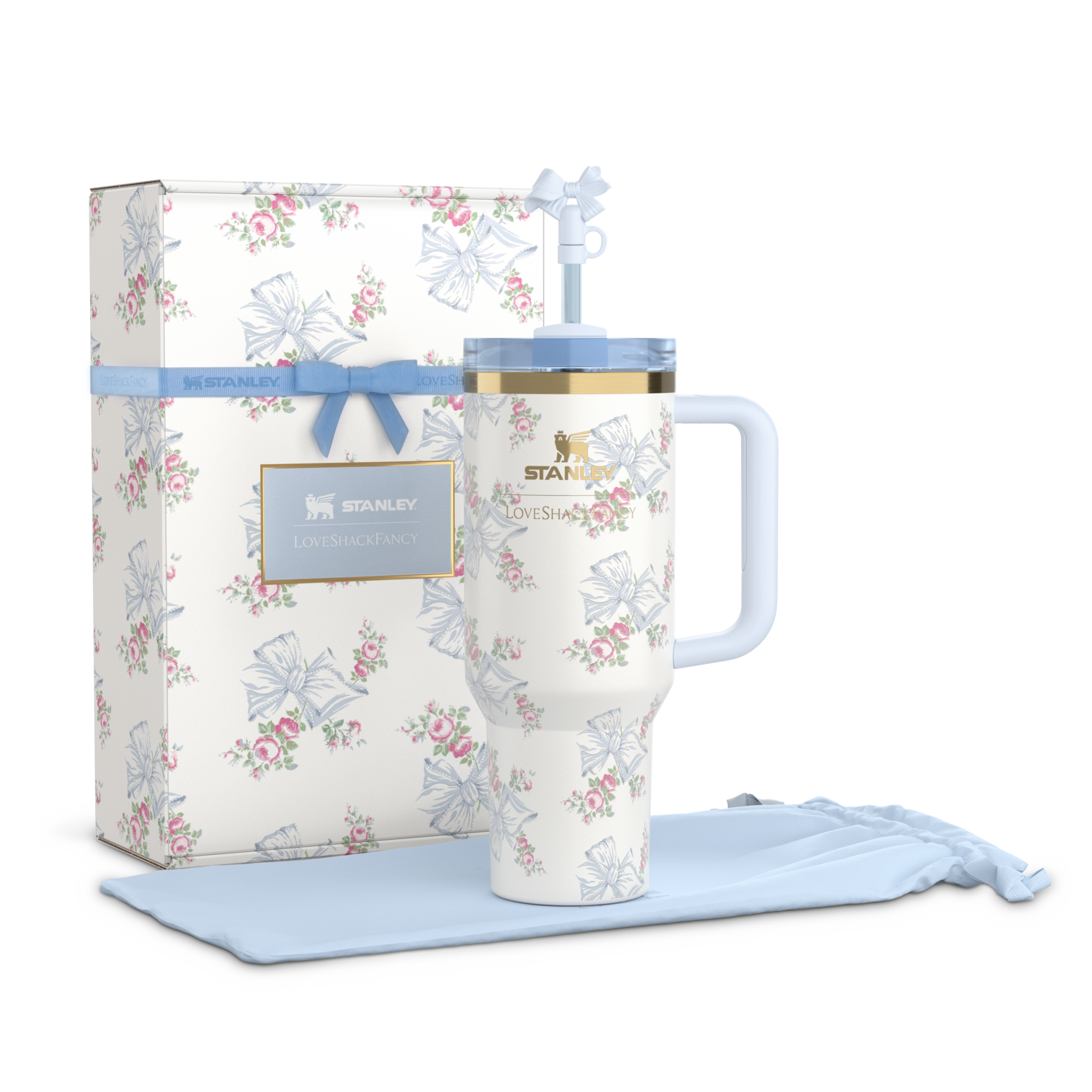 The Stanley X LoveShackFancy Holiday Quencher | 40 OZ