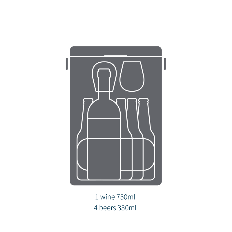 Drinks Box / Oyster Grey