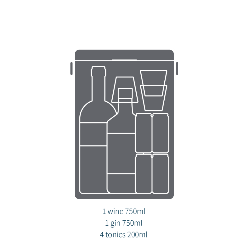 Drinks Box / Oyster Grey