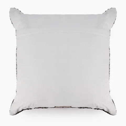 Thread OfficeMocha Knitted Cotton Mingle Scatter Cushion with Feather Blend Inner, 50cm x 50cm