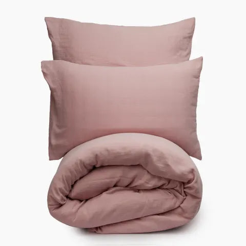 Thread Office Rose Muslin Cotton Duvet Cover Set